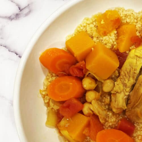 Moroccan Chicken Stew with Couscous