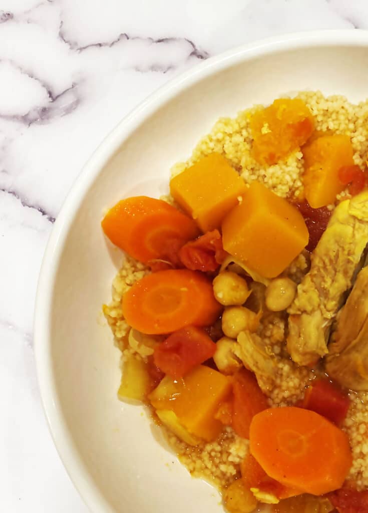 Moroccan Chicken Stew with Couscous