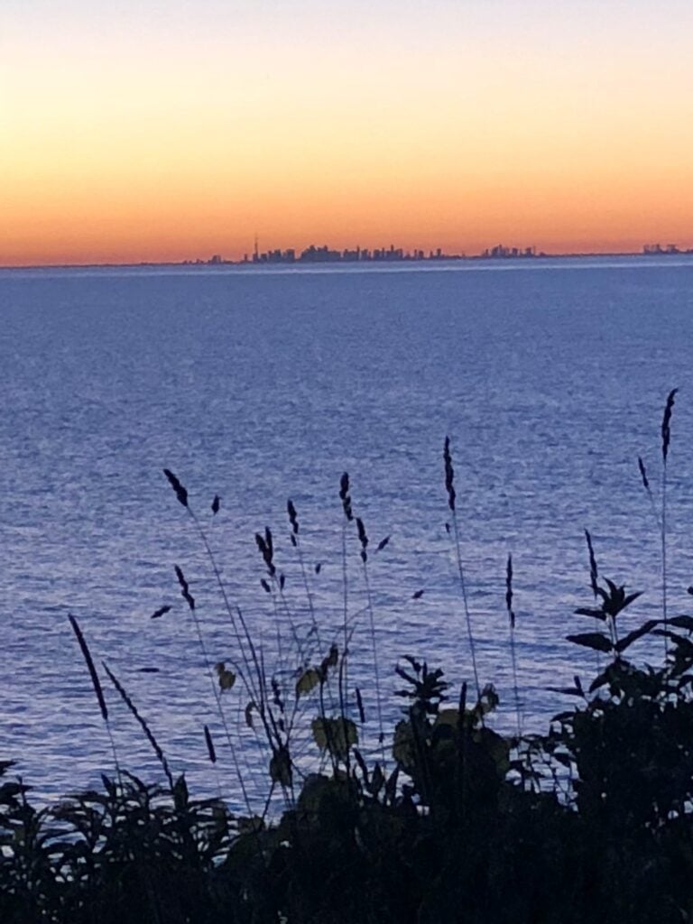 Toronto in the distance
