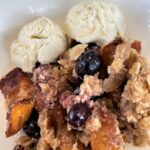 Blueberry Peach Cobbler Crumb Recipe