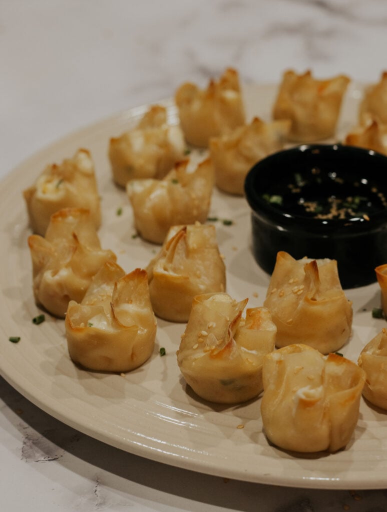 Cream Cheese and Shrimp Wonton Appetizers