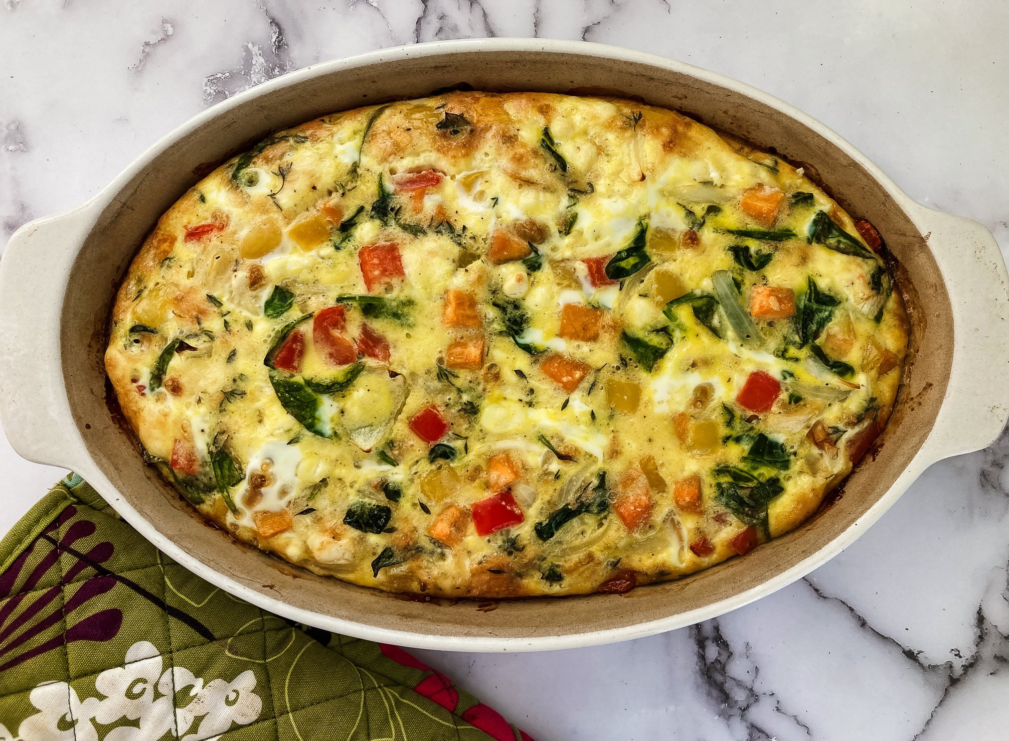 Read more about the article Easy Baked Vegetable Frittata Recipe