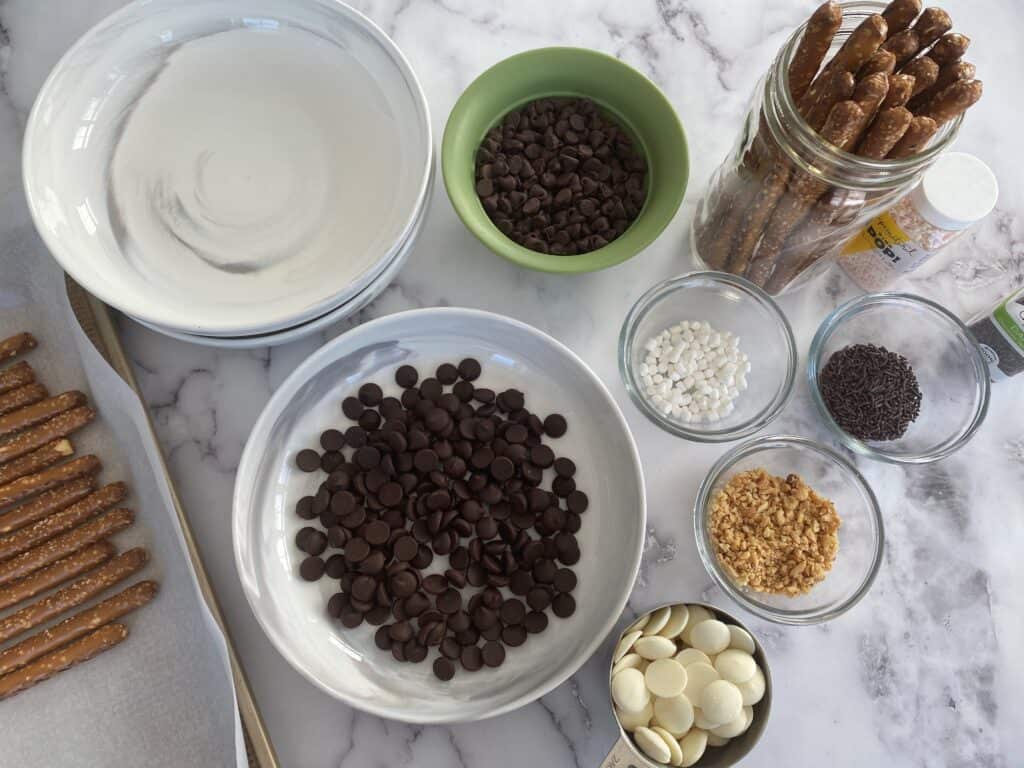 chocolate covered pretzel ingredients