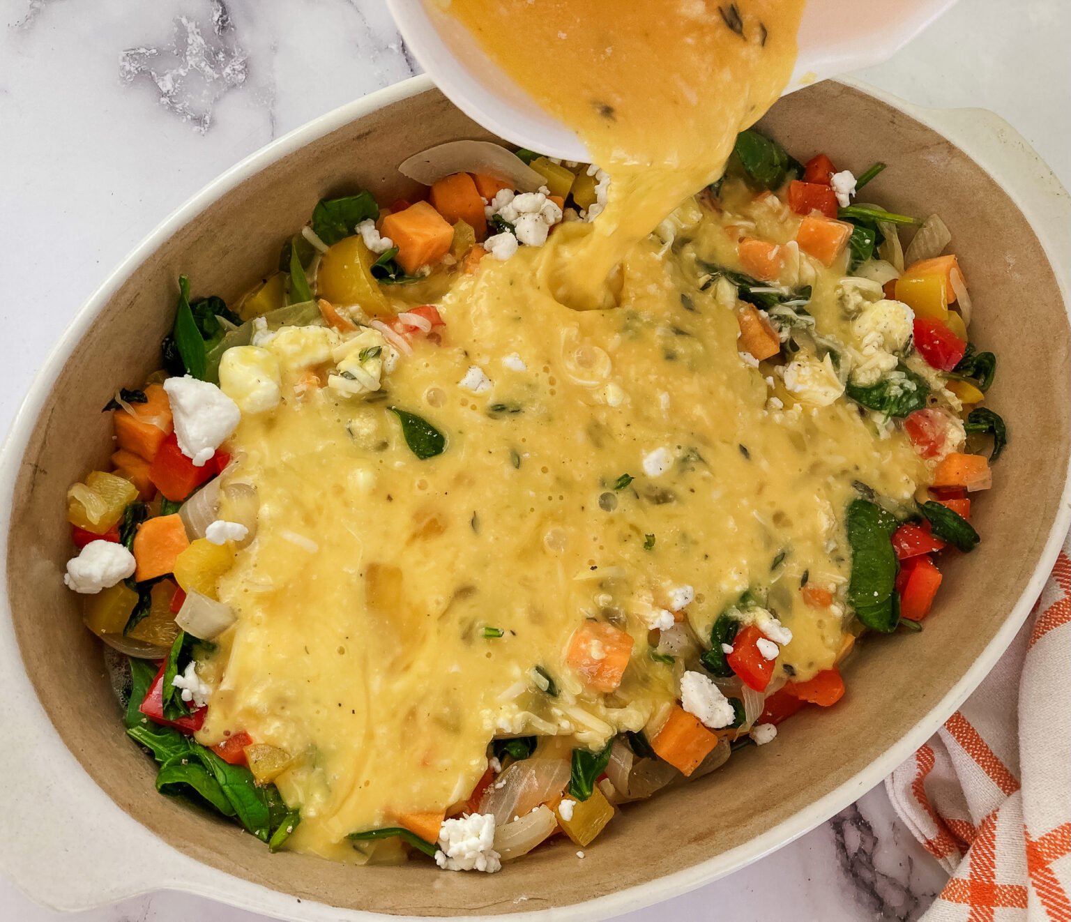 Easy Baked Vegetable Frittata Recipe | Live Each Day