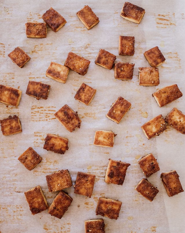 crispy baked tofu