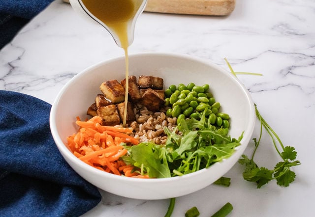 dressing tofu bowl recipe