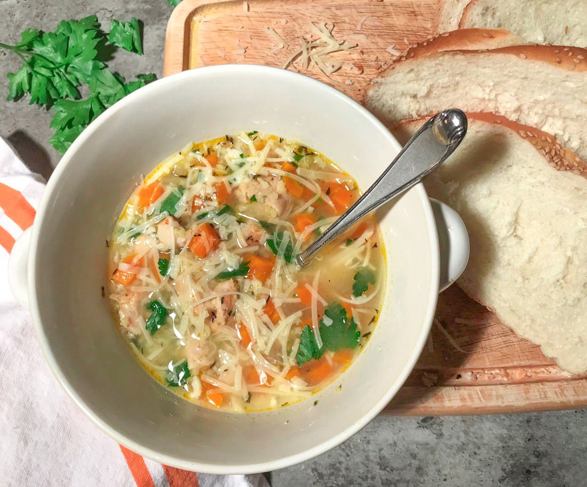 Vegan Chicken Noodle Soup - Create Mindfully